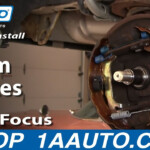 How To Replace Rear Drum Brakes 00 08 Ford Focus 1A Auto