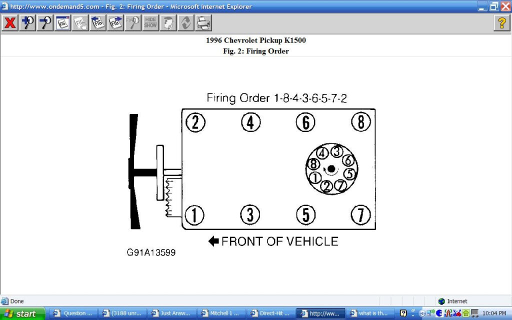 1996 Chevy 5 0 Firing Order