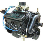 5 7L GM Enhanced V8 Carbureted RH Rotation Inboard Marine Engine