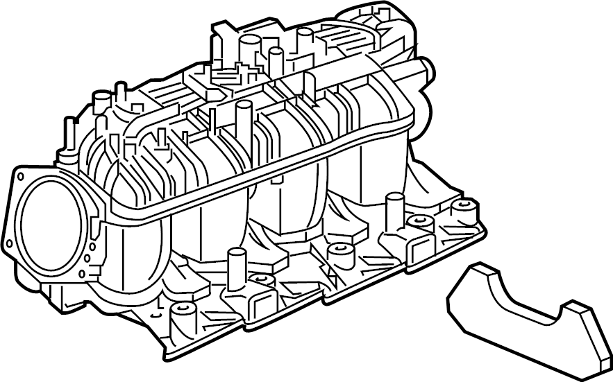 Chevrolet Express 2500 Engine Intake Manifold 12597600 GM Parts 