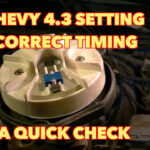 Chevy 4 3 V6 How To Set Distributor Timing YouTube