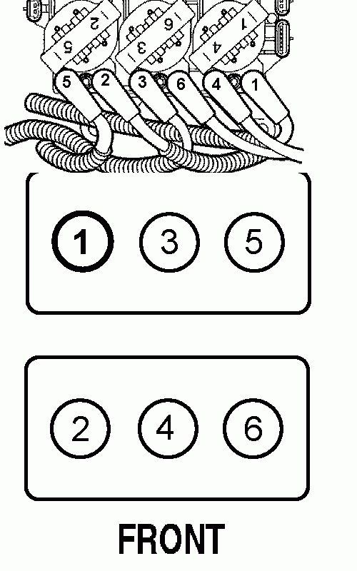 Firing Order Diagram On Chevy Venture With 3 4L