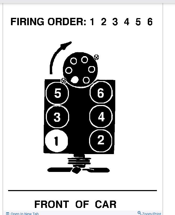 Firing Order I m Trying To Find The Firing Order For The 