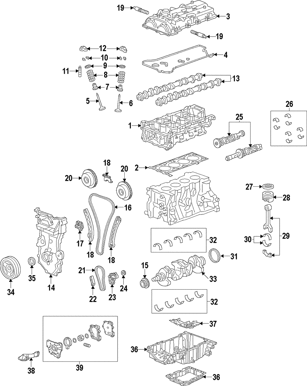 Genuine GM Camshaft 12675774 EBay