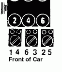 Need The Firing Order For A 1989 Chevy Cavalier Z24 Has A V6 2 8 Ltr