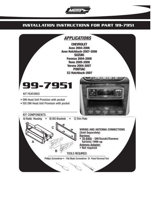 Wiring Harnes 2004 Suzuki Verona