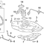 Chevrolet Cruze Electric Fuel Pump 1 4 LITER ACDelco M100184 Cruze